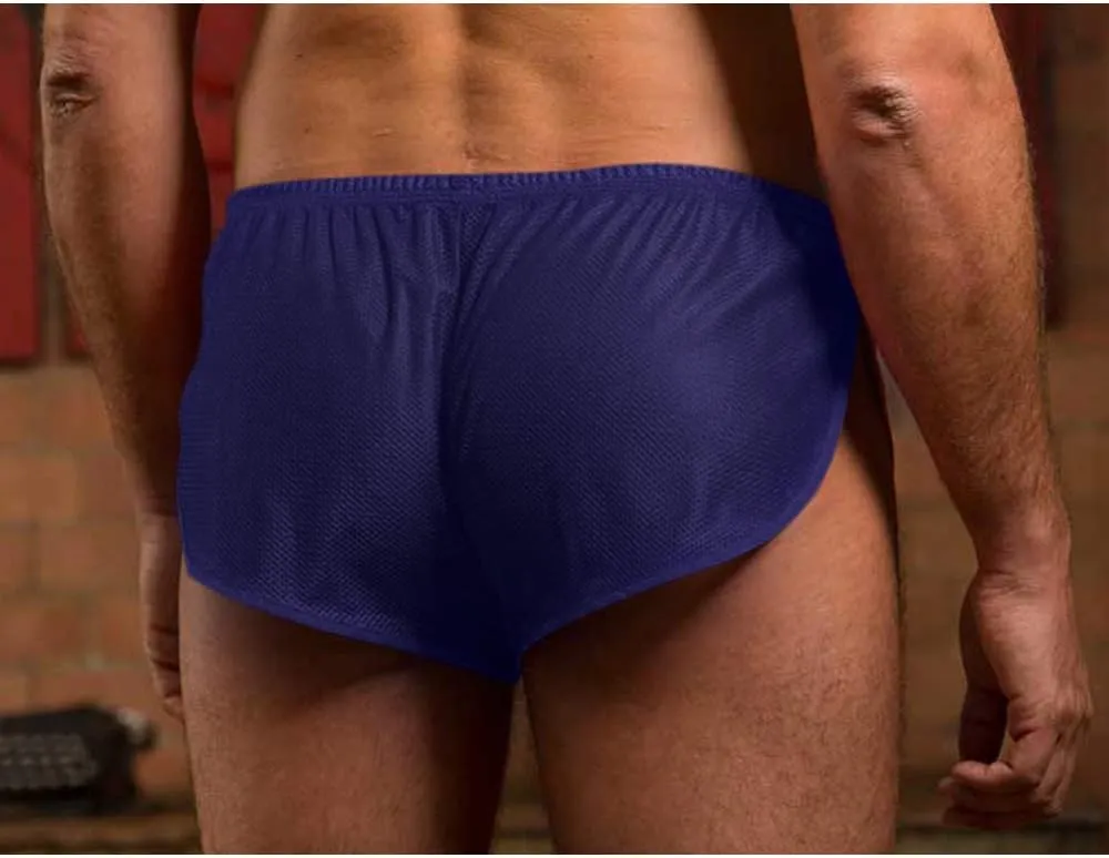 Mens Extreme Mesh Shorts with Large Split Sides