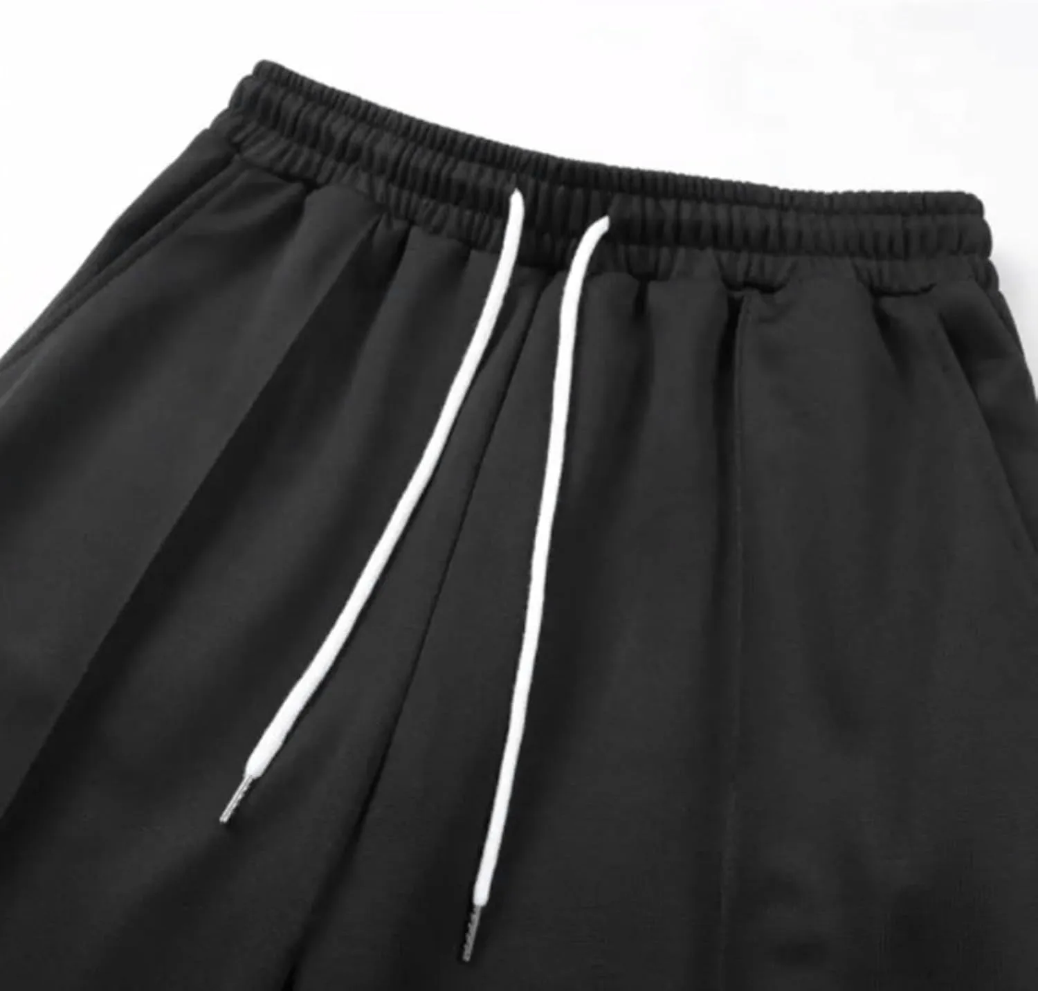 Mens Linen Stacked Flared Sweatpants Loose Fit Casual Hip Hop Wide Leg Peasant Pant Outdoor Athletic Bell Bottom Pant