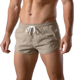 Mens Running Shorts 3 Inch Gym Short Shorts Quick Dry Athletic Workout SweatShorts with Pockets