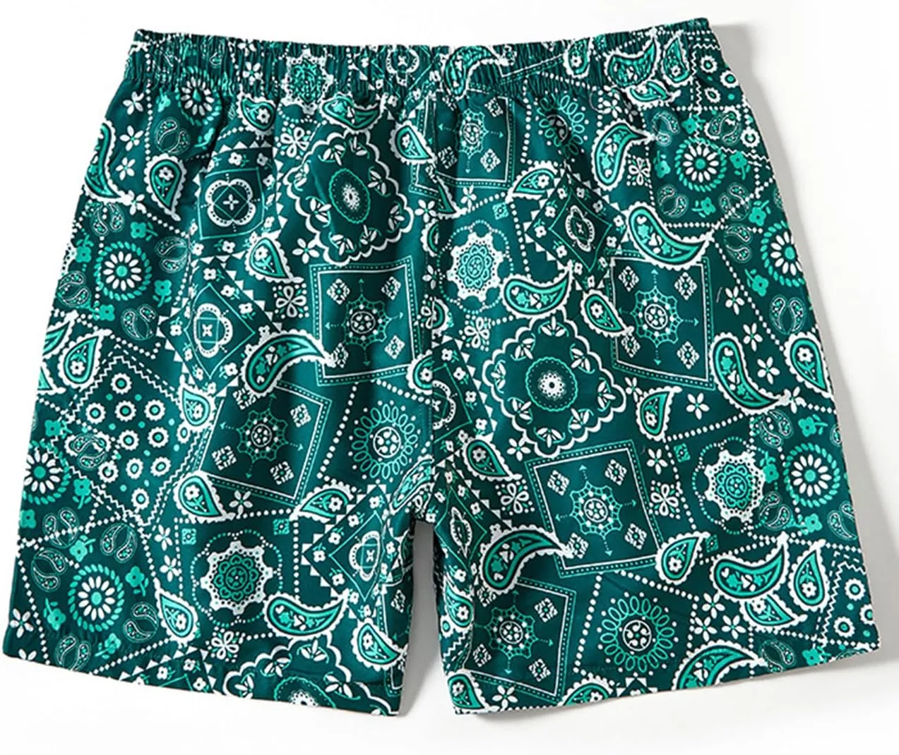 Men's Striped Swim Trunks Bathing Suits Quick Dry Board Shorts Mesh Lining Beach Swimwear with Pockets