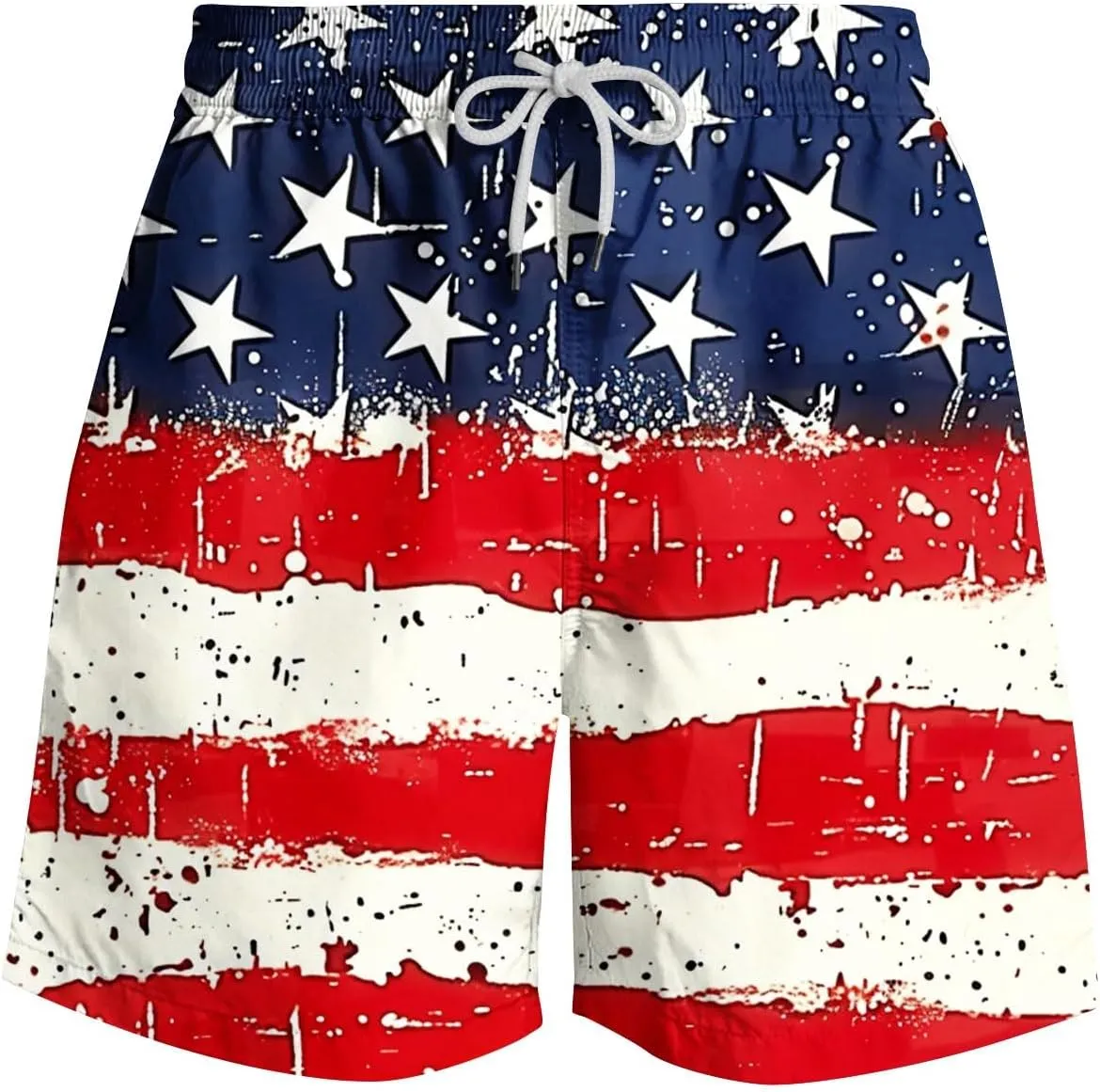 Mens Swim Trunks Quick Dry Swimming Board Shorts Breathable Fit Hawaii Beach Shorts Bathing Suits with Pockets