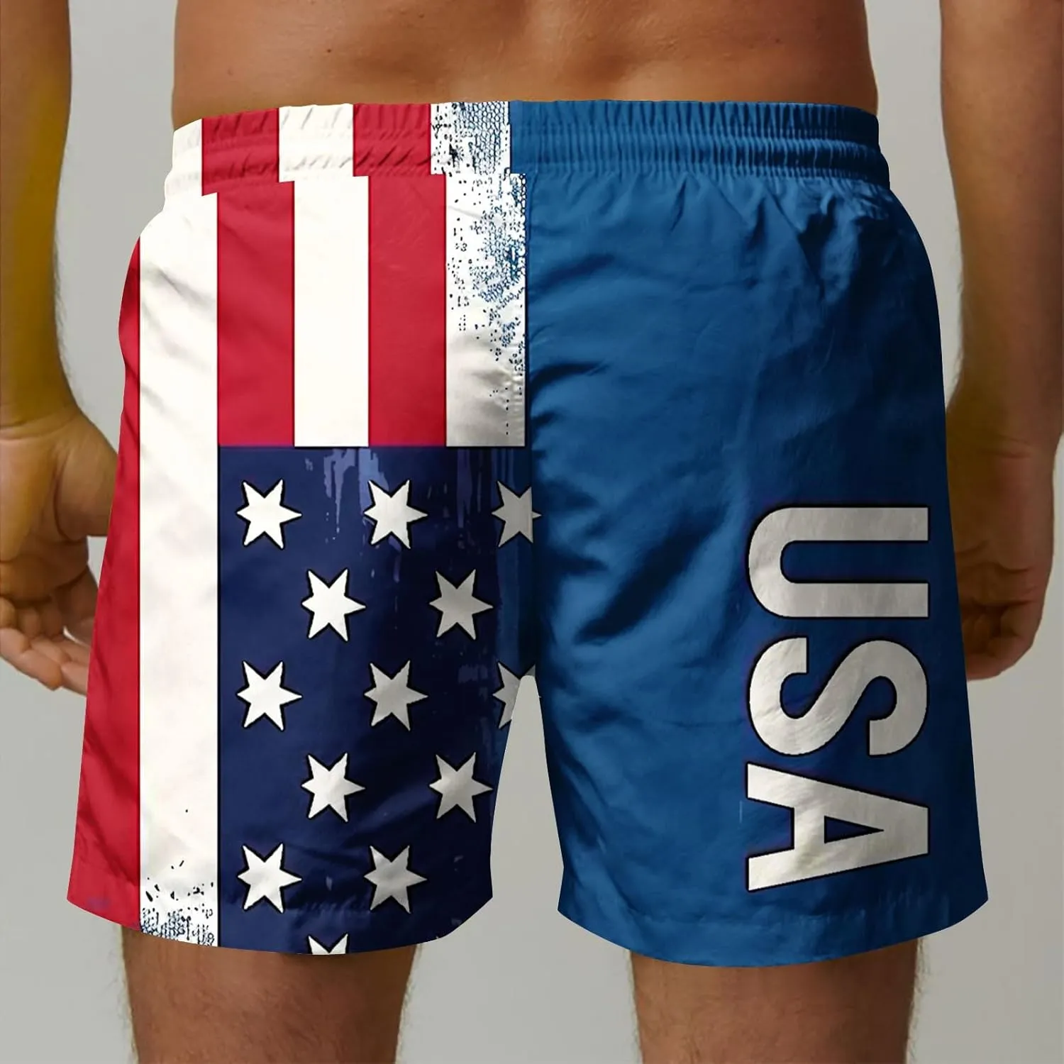 Mens Swim Trunks Quick Dry Swimming Board Shorts Breathable Fit Hawaii Beach Shorts Bathing Suits with Pockets