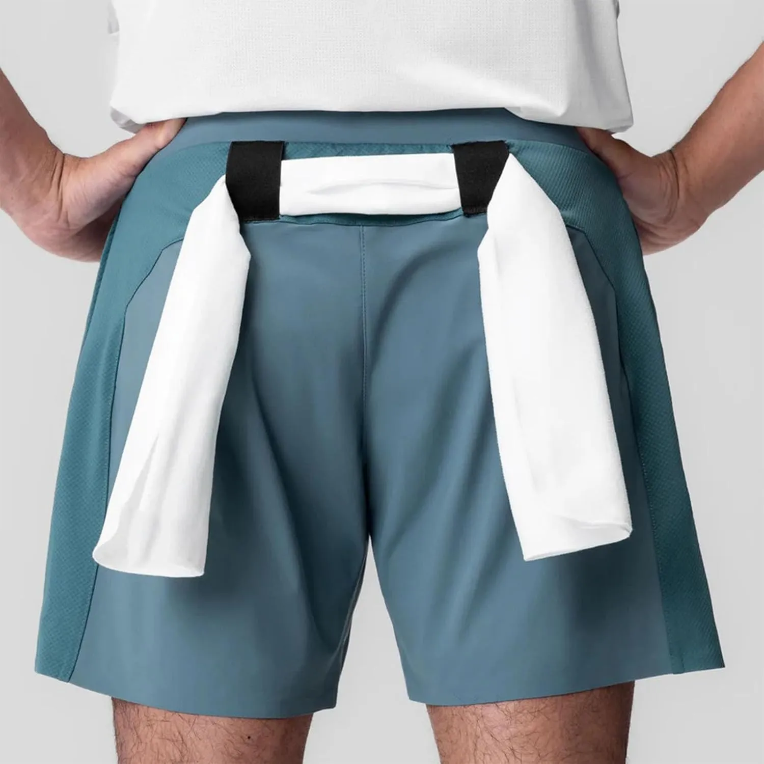 Mens Workout Shorts Casual Solid Athletic Short Pants Fashion Flowy Comfy Running Shorts wit Multiple Pockets