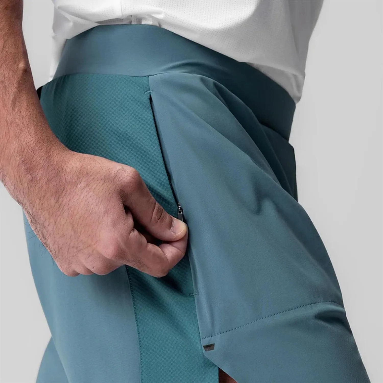 Mens Workout Shorts Casual Solid Athletic Short Pants Fashion Flowy Comfy Running Shorts wit Multiple Pockets