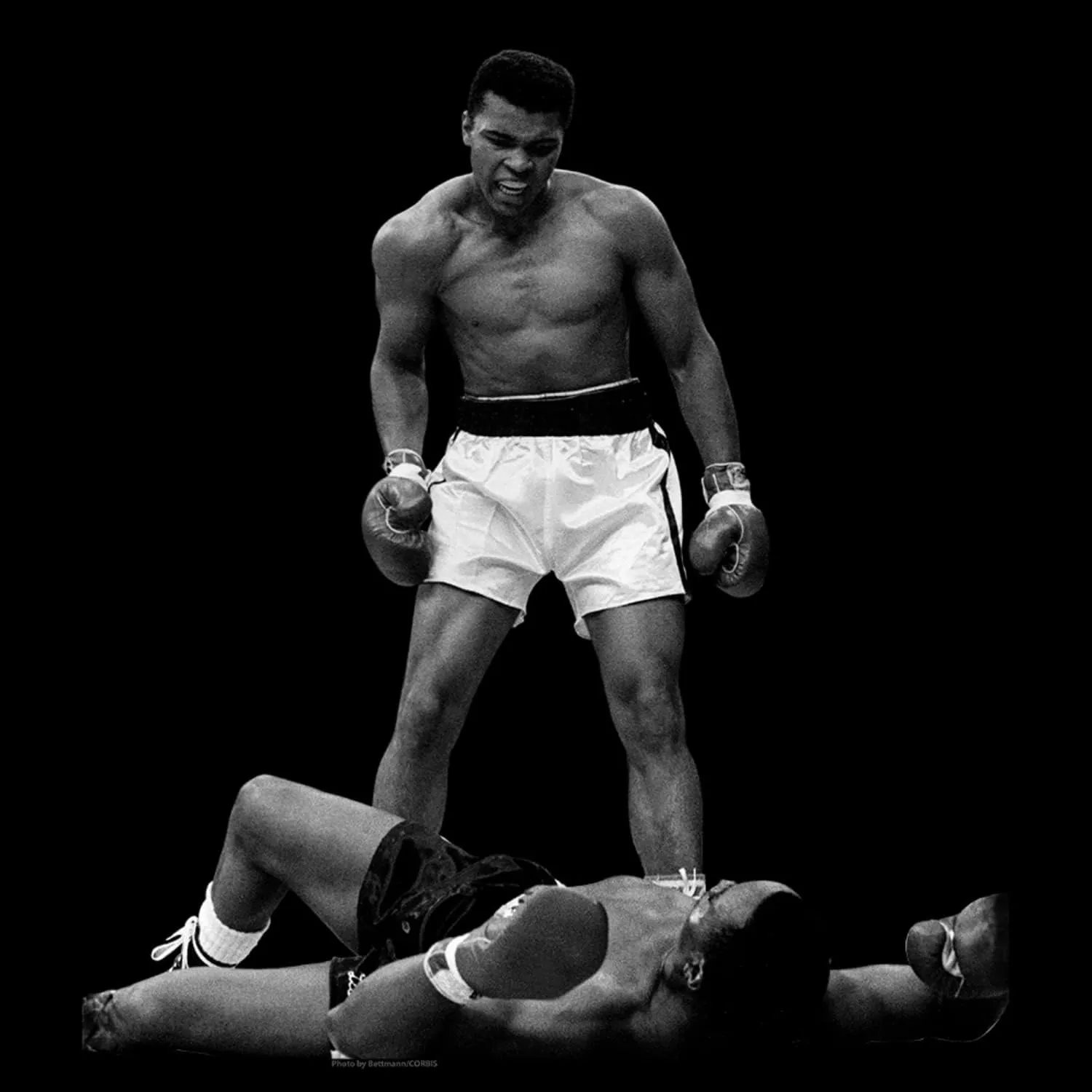 Muhammad Ali Ali Over Liston Adult T-Shirt Tee