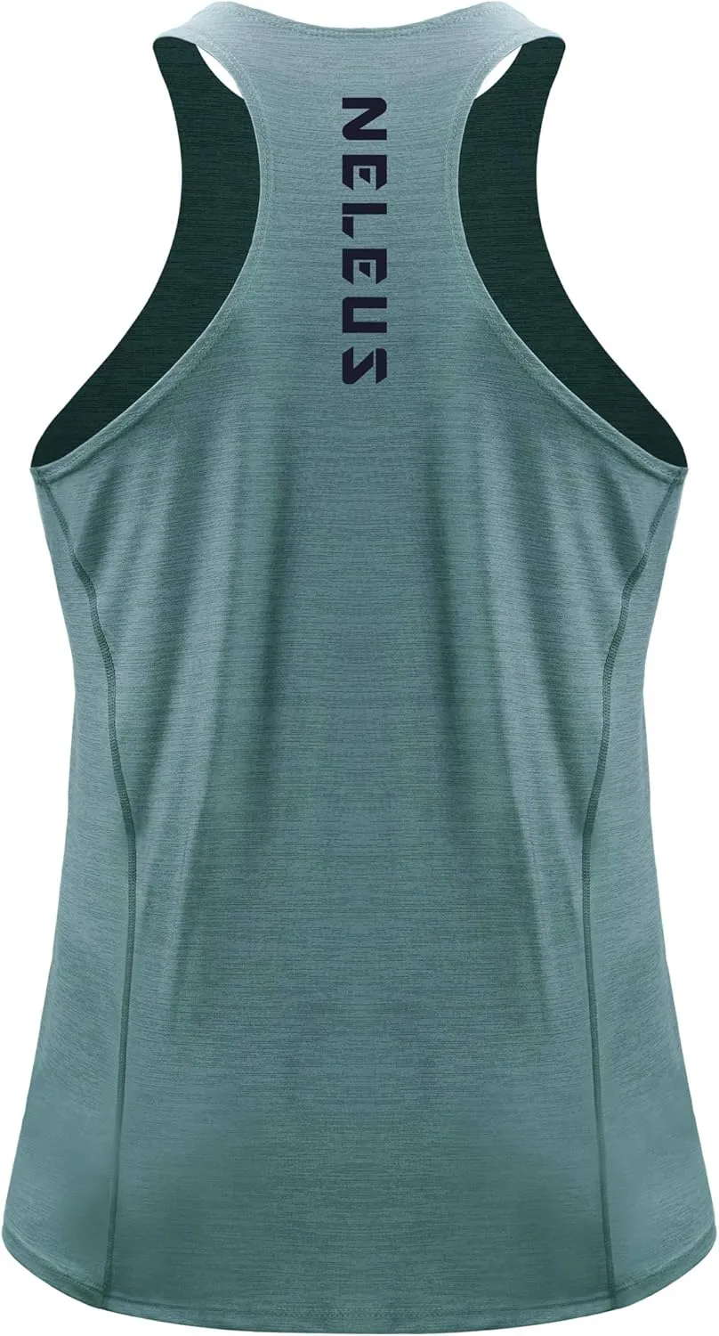 NELEUS Men's 3 Pack Running Tank Top Dry Fit Y-Back Athletic Workout Tank Tops
