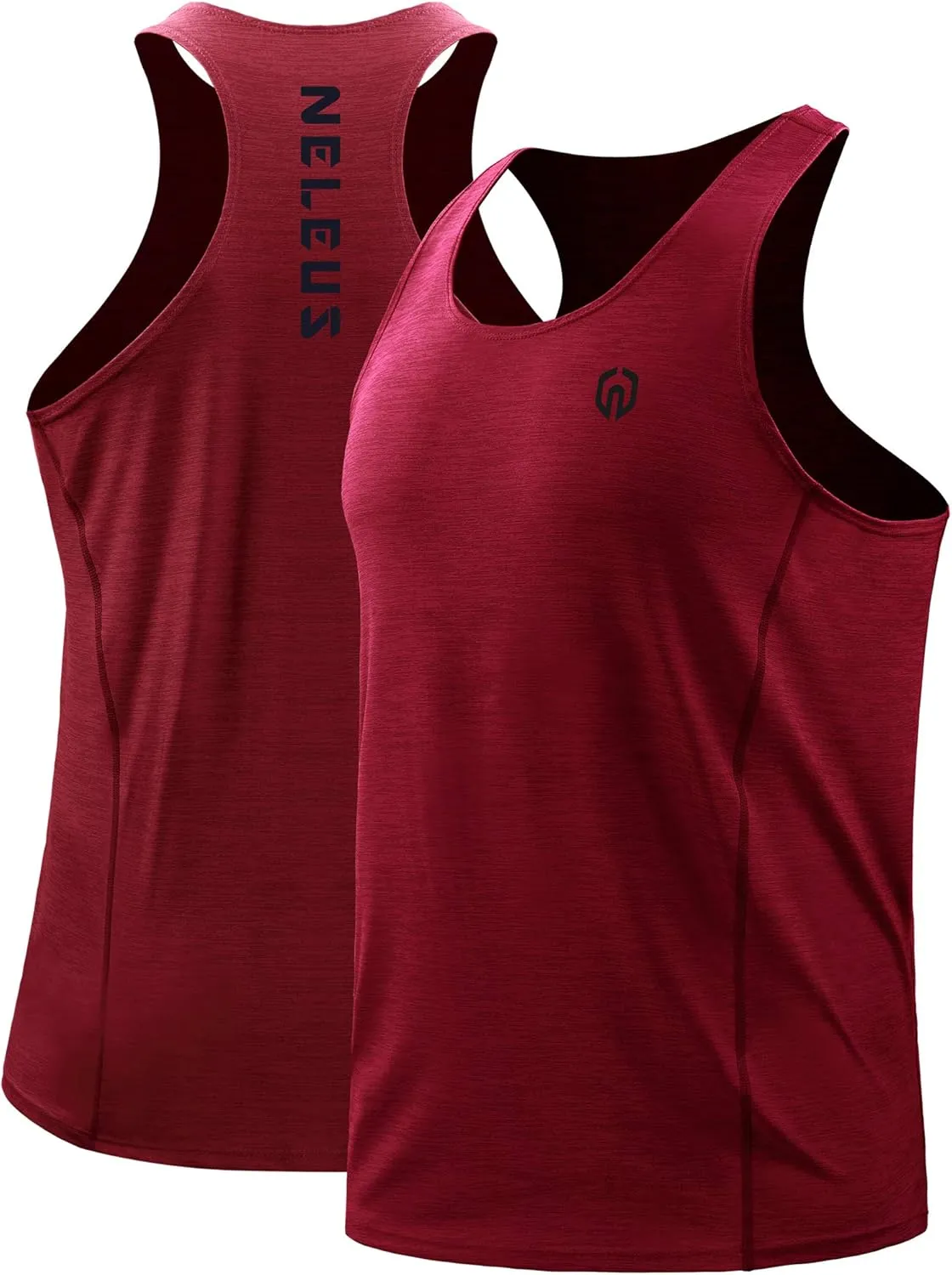 NELEUS Men's 3 Pack Running Tank Top Dry Fit Y-Back Athletic Workout Tank Tops