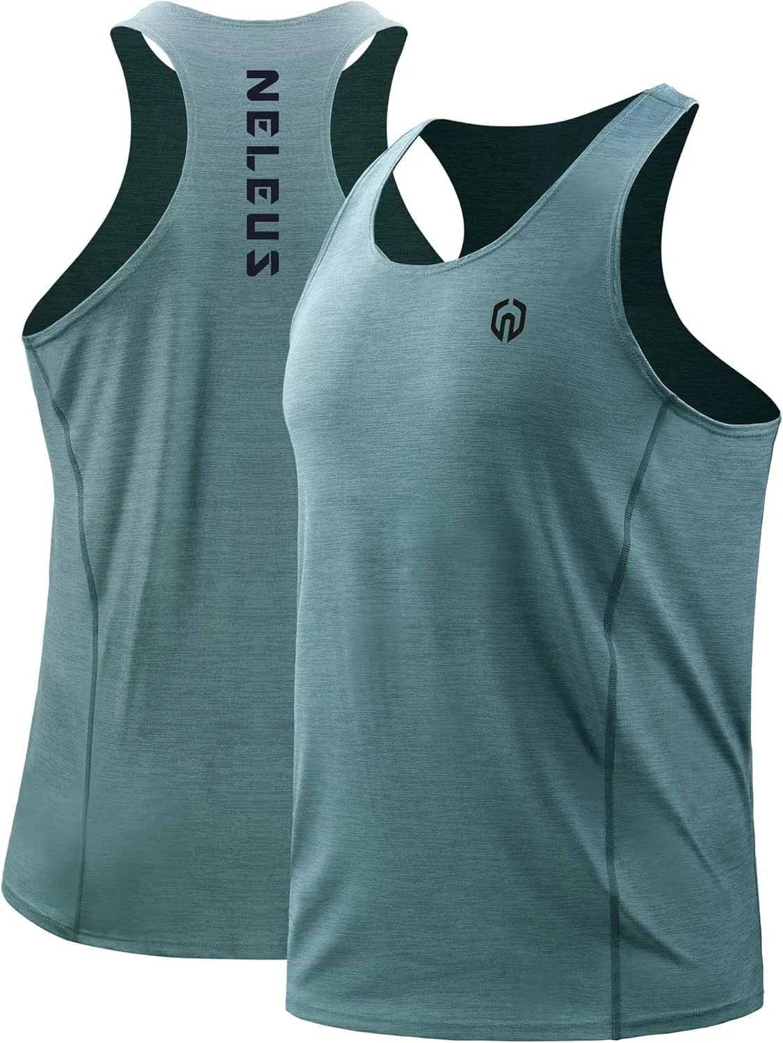NELEUS Men's 3 Pack Running Tank Top Dry Fit Y-Back Athletic Workout Tank Tops