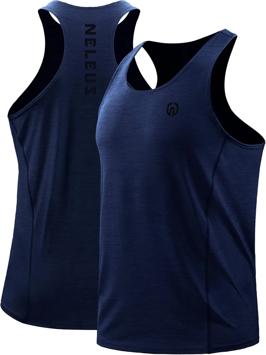 NELEUS Men's 3 Pack Running Tank Top Dry Fit Y-Back Athletic Workout Tank Tops