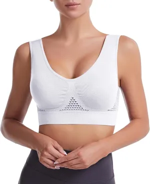 No Underwire Sexy Comfortable Everyday Bra -Binding Underwear Comfortable Unlined Womens Sports Bras Workout Bra