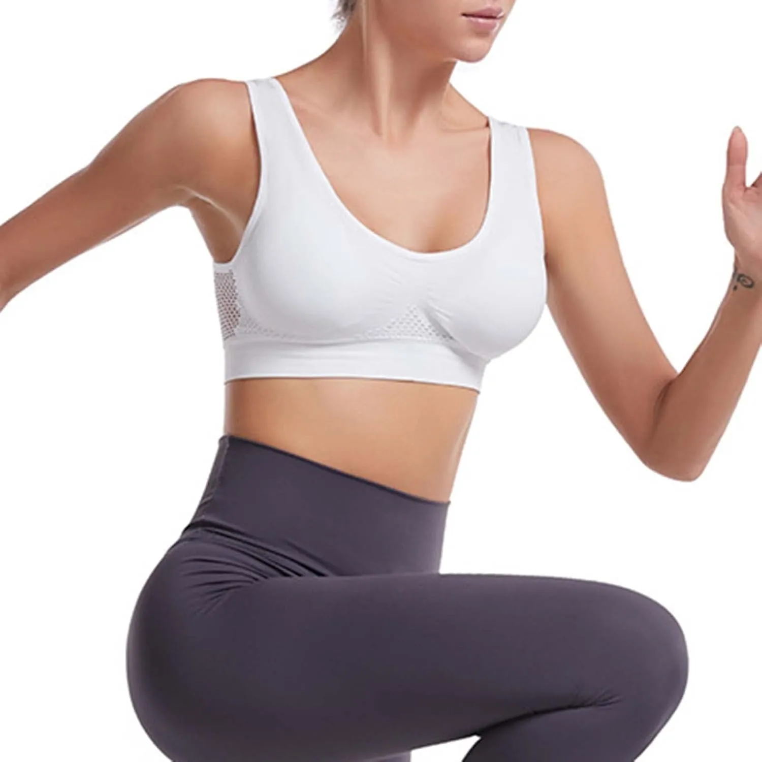 No Underwire Sexy Comfortable Everyday Bra -Binding Underwear Comfortable Unlined Womens Sports Bras Workout Bra