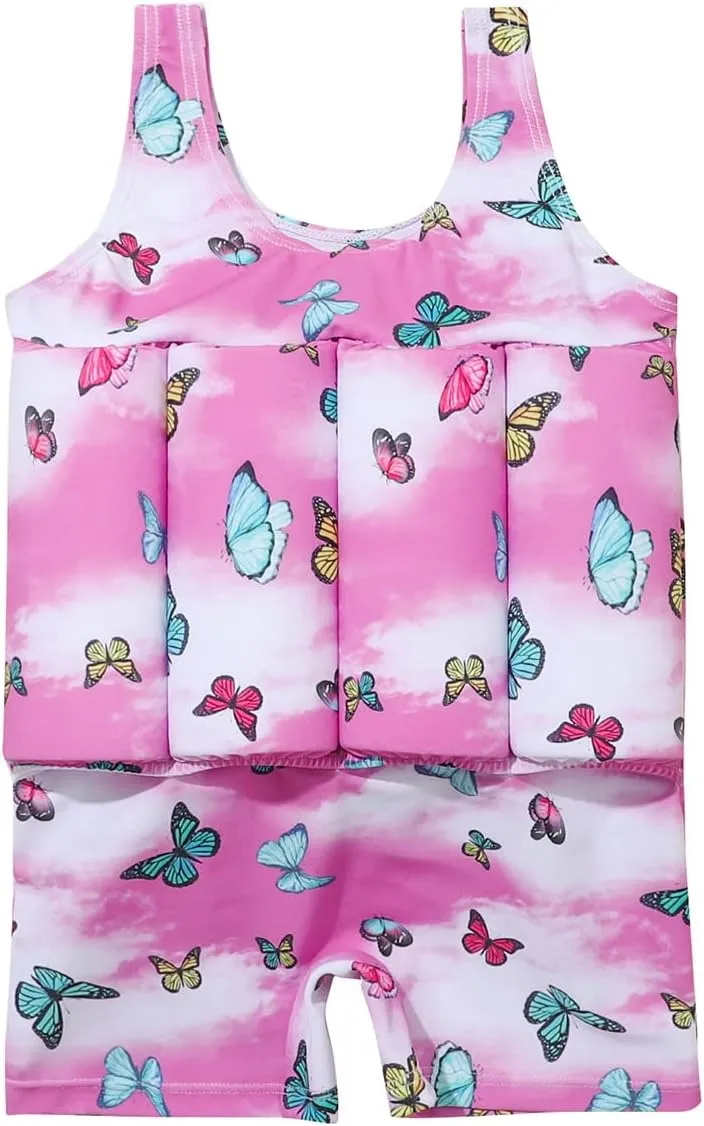 ODIZLI Toddler Boys and Girls Float Suit Floating Swimsuit with Adjustable Buoyancy Infant Bathing Suits Swimwear