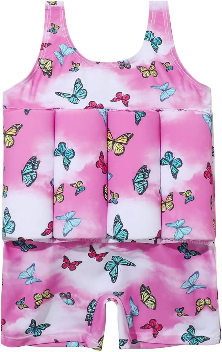 ODIZLI Toddler Boys and Girls Float Suit Floating Swimsuit with Adjustable Buoyancy Infant Bathing Suits Swimwear