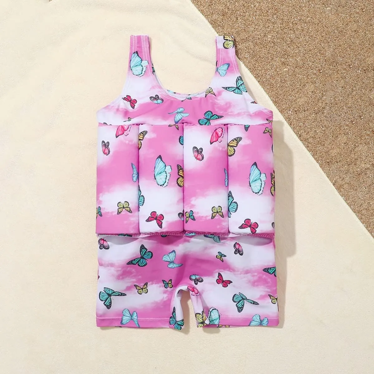 ODIZLI Toddler Boys and Girls Float Suit Floating Swimsuit with Adjustable Buoyancy Infant Bathing Suits Swimwear