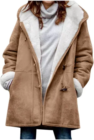 Outfits for Juniors Winter Fall Long Christmas Thick Warm Thick Hooded Jackets Hoods Windbreaker Outfits Women 2024