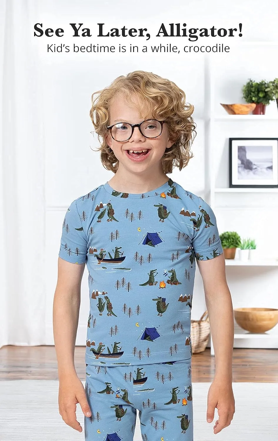PajamaGram Snug Fit Kids PJs Boy Pajamas and Girl Pajamas Kids Cotton Pajama Short Sleeve Youth Pajama