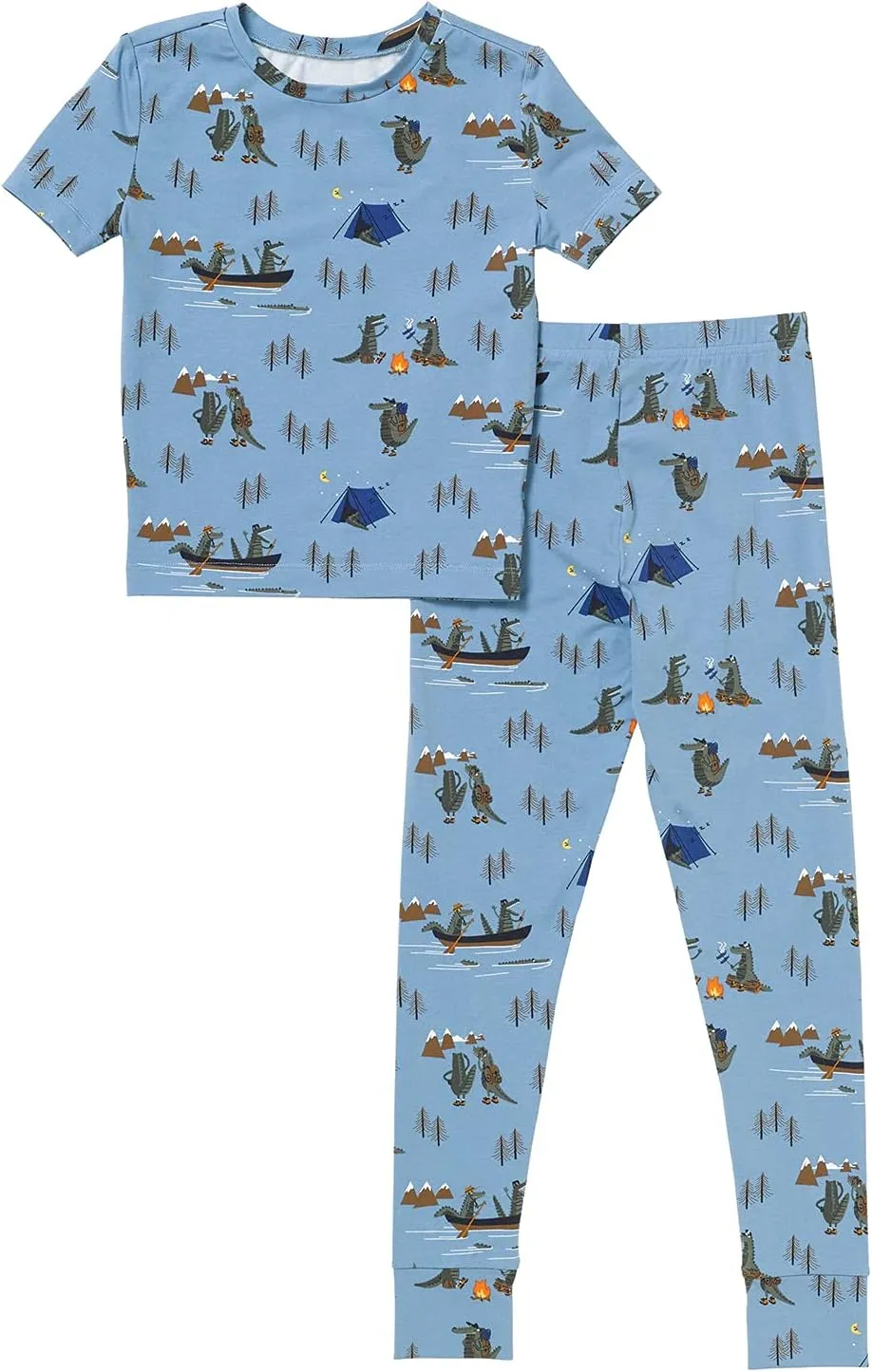 PajamaGram Snug Fit Kids PJs Boy Pajamas and Girl Pajamas Kids Cotton Pajama Short Sleeve Youth Pajama