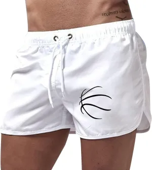 Plus Zize Running Shorts for Men Dolphin Elastic Waist Workout Drawstring Shorts Summer Casual Comfy Athletic Shorts