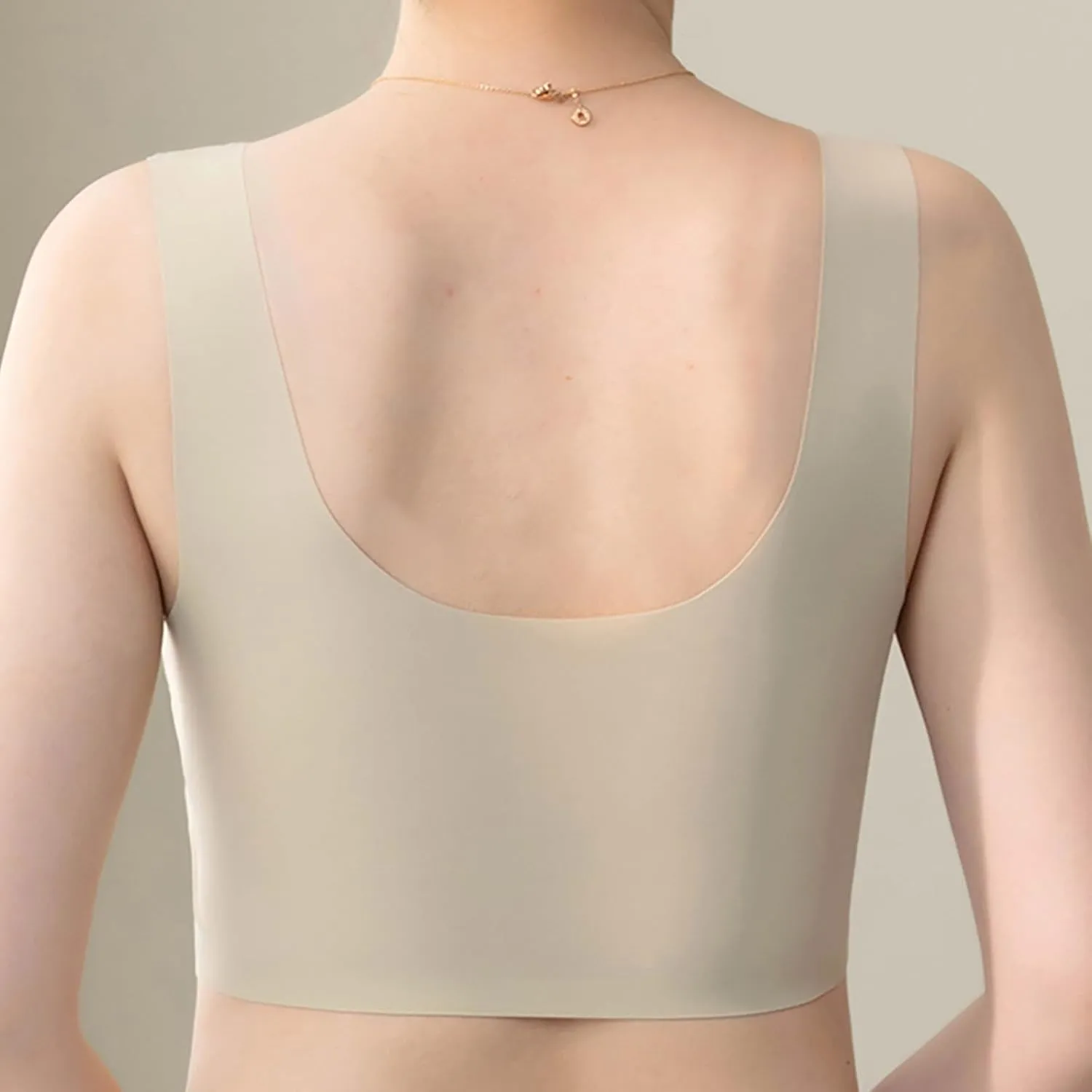 Push Up Bras for Women, Soft Cooling Bras Full Coverage Bras Wireless Bras with Support and Lift Non Padded Bralette