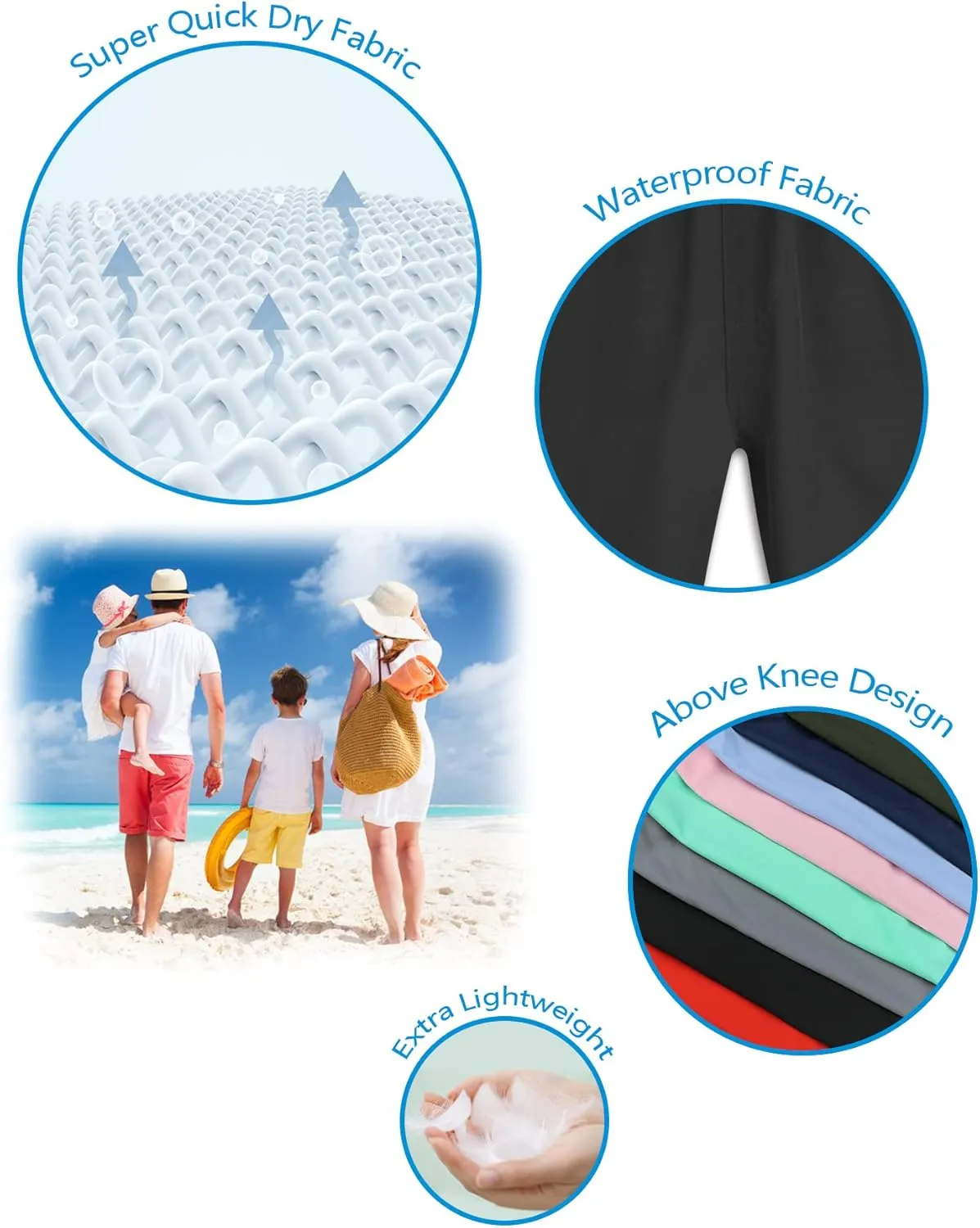 QRANSS Boys Swim Trunks with Compression Liner,No Mesh Anti-Chafing Comfy Swimming Trunks with Boxer Brief Liner,Size 6-20