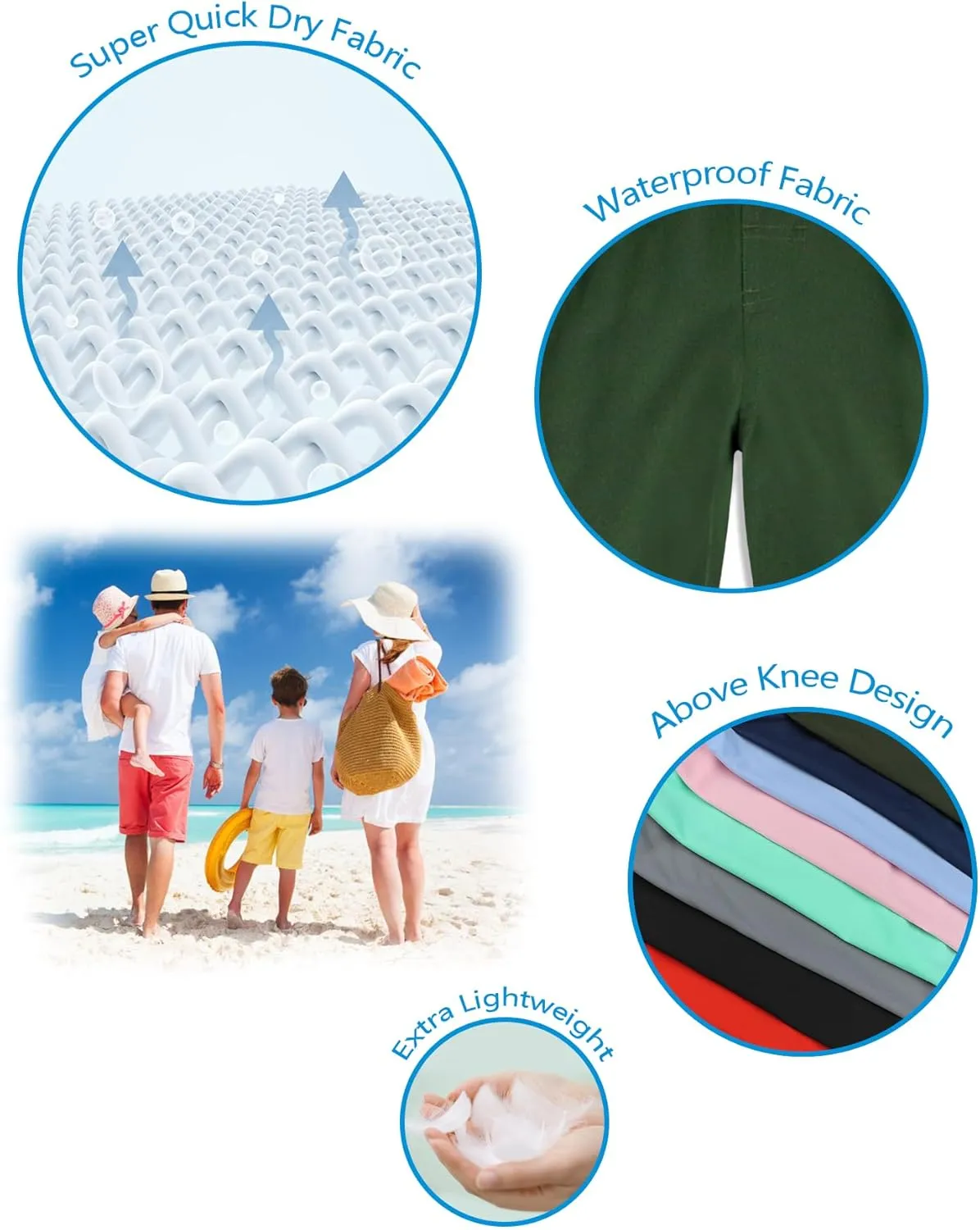QRANSS Boys Swim Trunks with Compression Liner,No Mesh Anti-Chafing Comfy Swimming Trunks with Boxer Brief Liner,Size 6-20