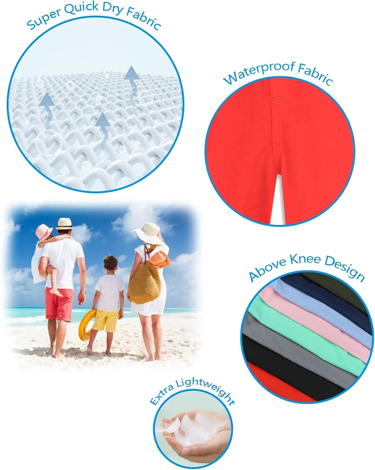 QRANSS Boys Swim Trunks with Compression Liner,No Mesh Anti-Chafing Comfy Swimming Trunks with Boxer Brief Liner,Size 6-20