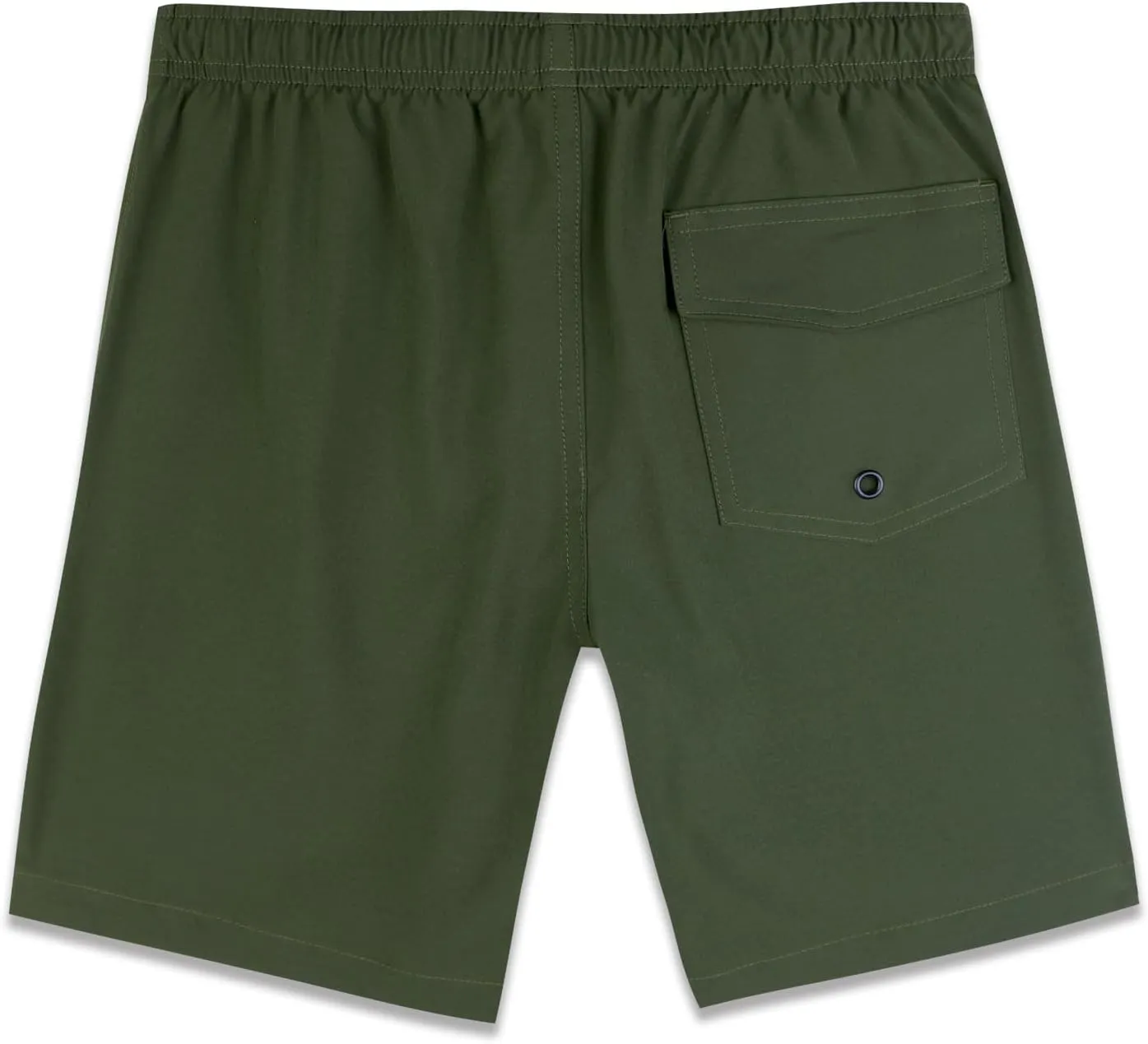 QRANSS Boys Swim Trunks with Compression Liner,No Mesh Anti-Chafing Comfy Swimming Trunks with Boxer Brief Liner,Size 6-20