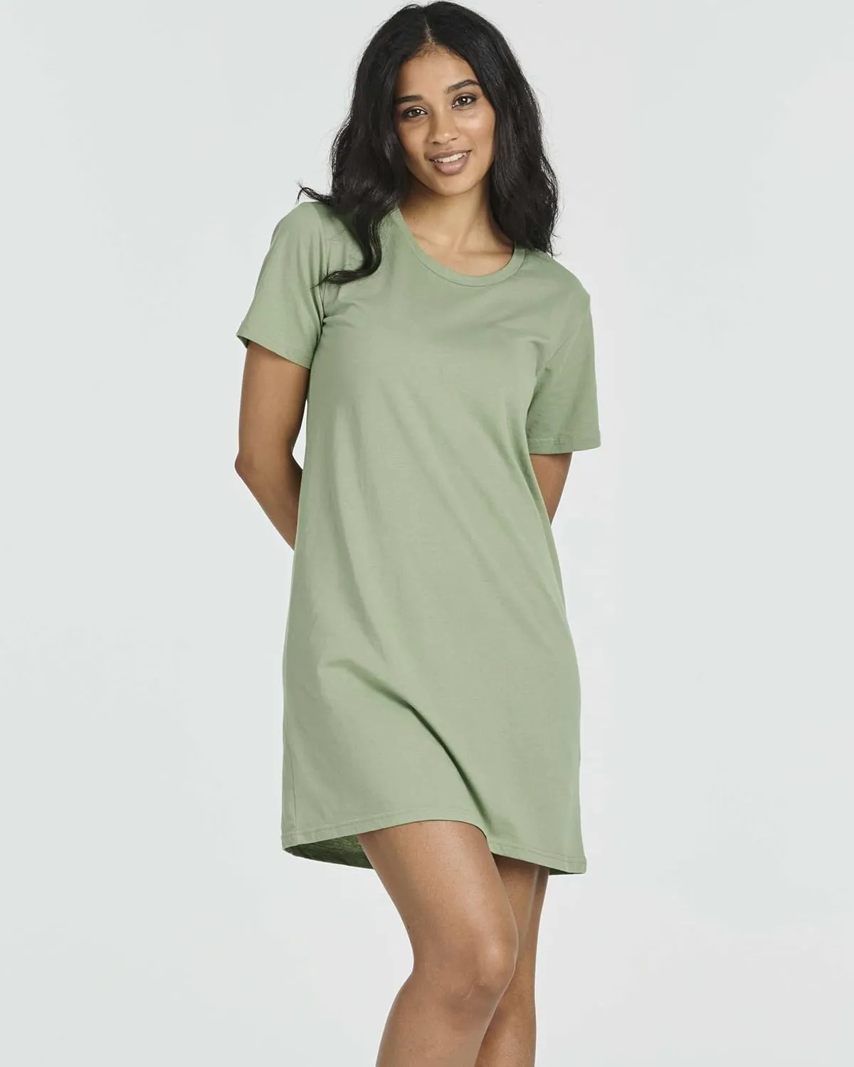 Real Essentials 3 Pack: Women's Cotton Short Sleeve Nightgowns Sleepshirt Nightshirt (Available In Plus Size)