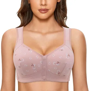 Seamlesss Wirefree Bras for Women Mesh Daily Bra with Removable 3 Packs Ice Silk Comfortable Strapless Bra for Big