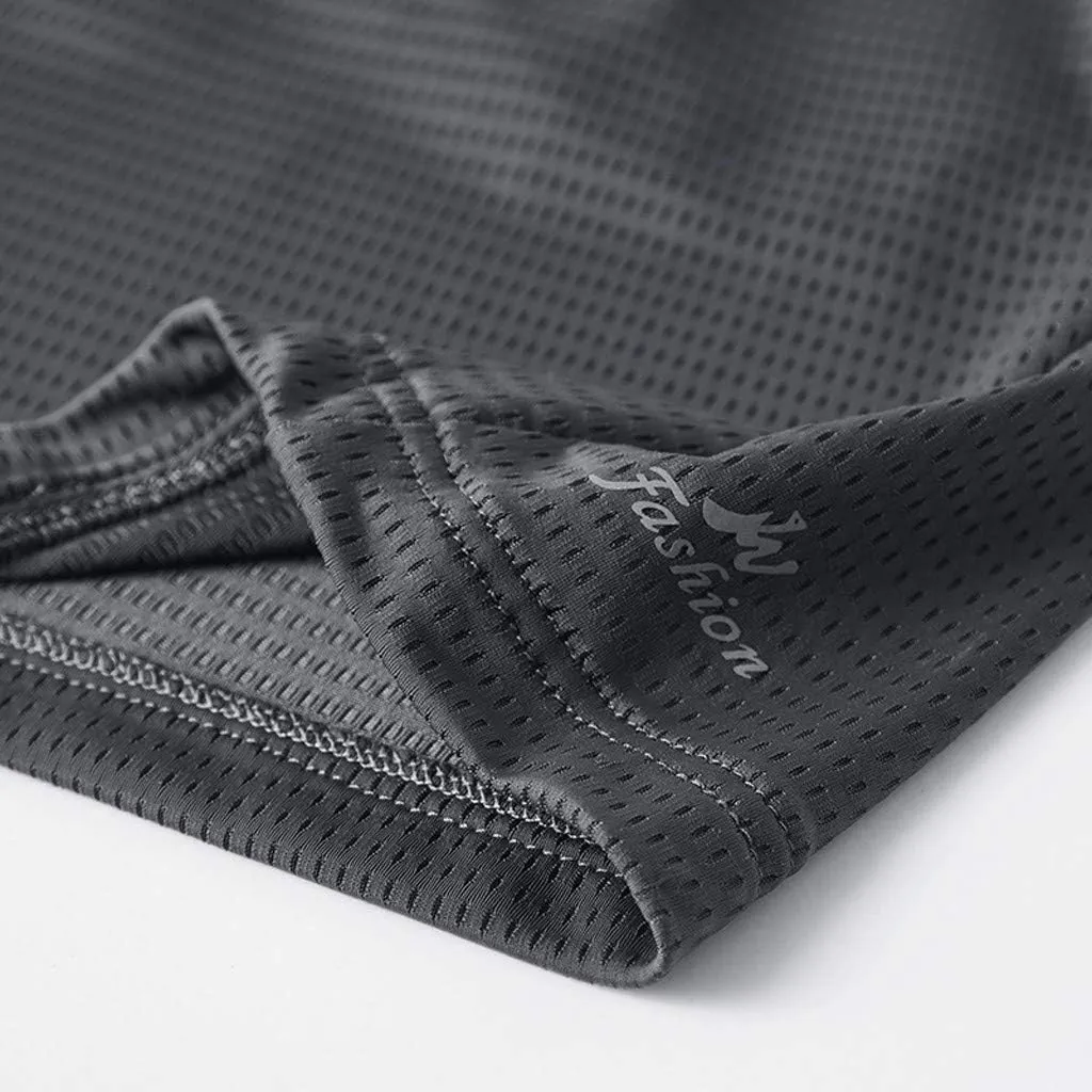 Shorts Men Athletic Men's Solid Mesh Quick Dry Athletic Gym Shorts Running Shorts Basketball Shorts with Drawtring