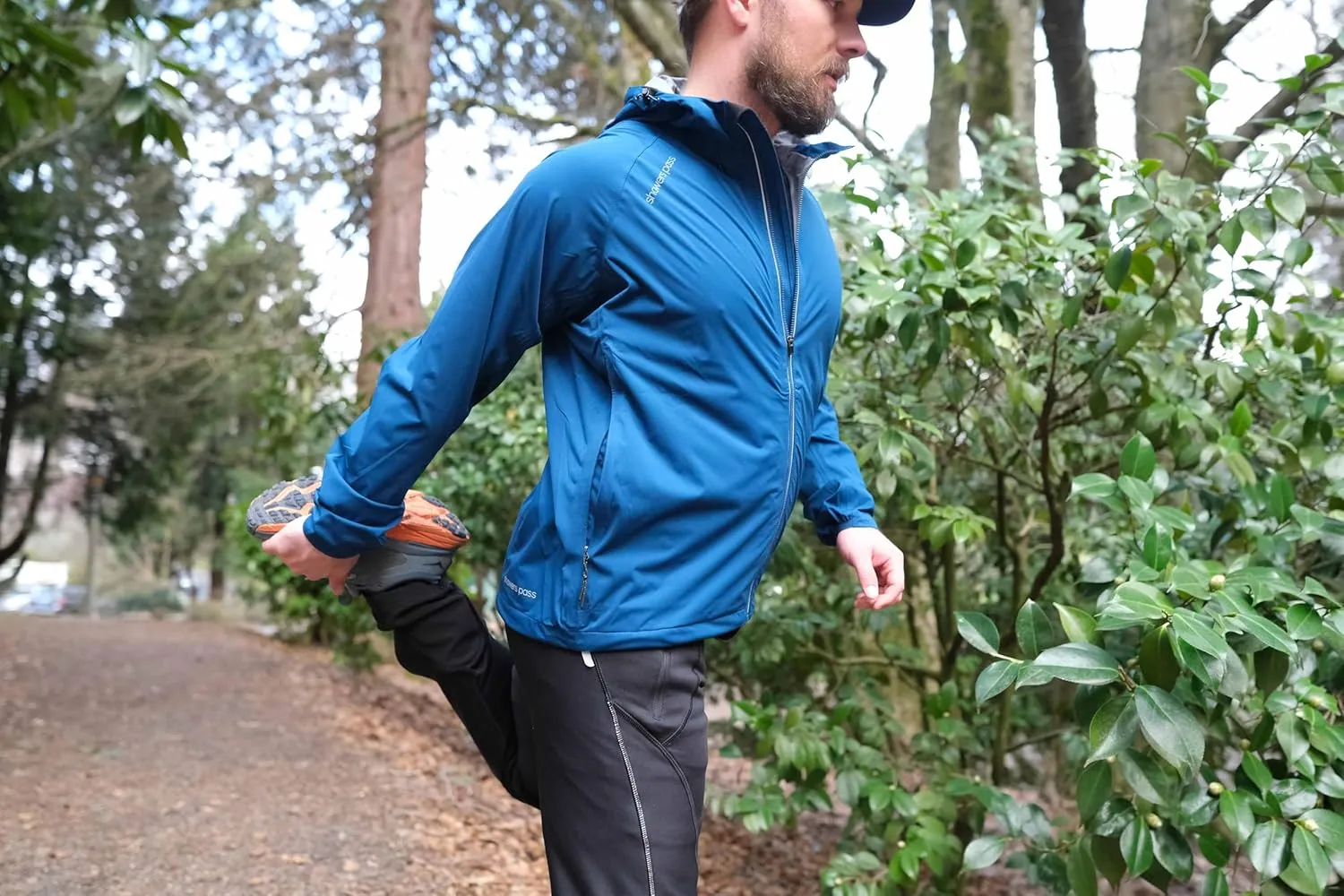 Showers Pass Men's Waterproof Softshell Rain Jacket Cloudburst Hoodie - Quiet Soft and Packable - For Outdoor Adventures