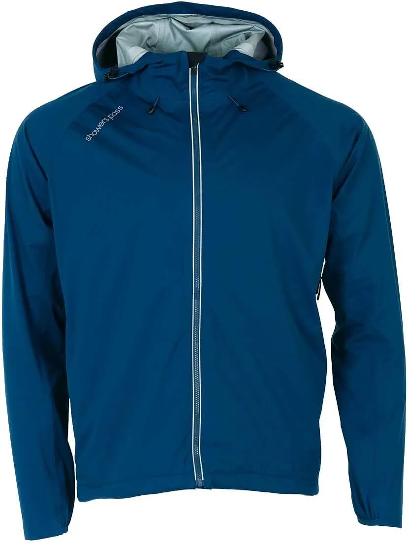 Showers Pass Men's Waterproof Softshell Rain Jacket Cloudburst Hoodie - Quiet Soft and Packable - For Outdoor Adventures