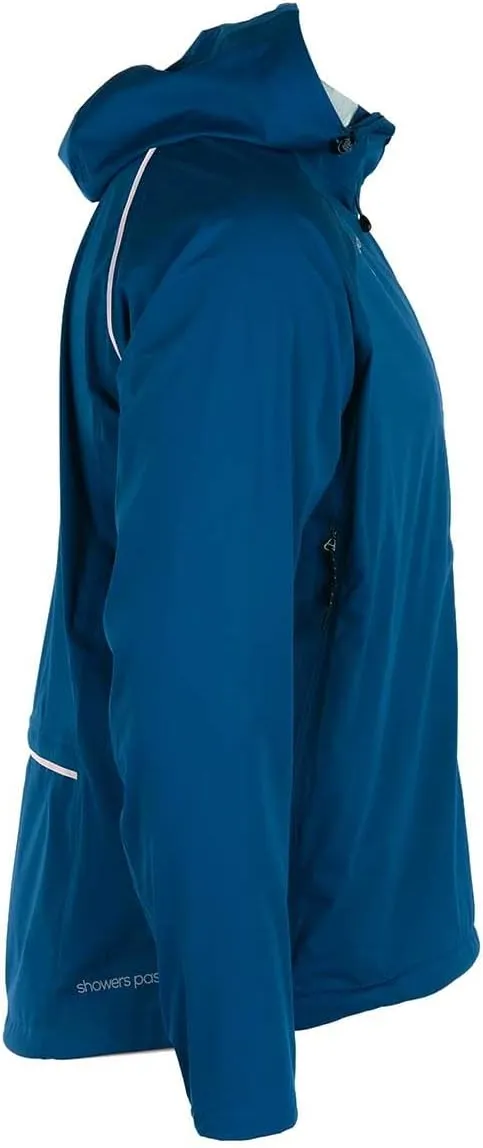 Showers Pass Men's Waterproof Softshell Rain Jacket Cloudburst Hoodie - Quiet Soft and Packable - For Outdoor Adventures