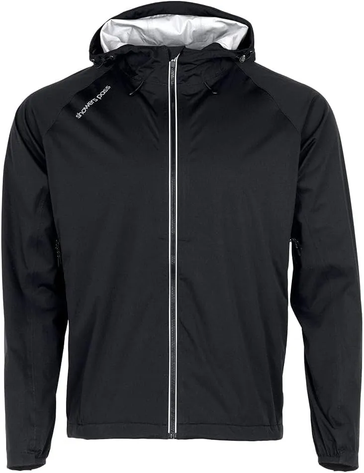 Showers Pass Men's Waterproof Softshell Rain Jacket Cloudburst Hoodie - Quiet Soft and Packable - For Outdoor Adventures
