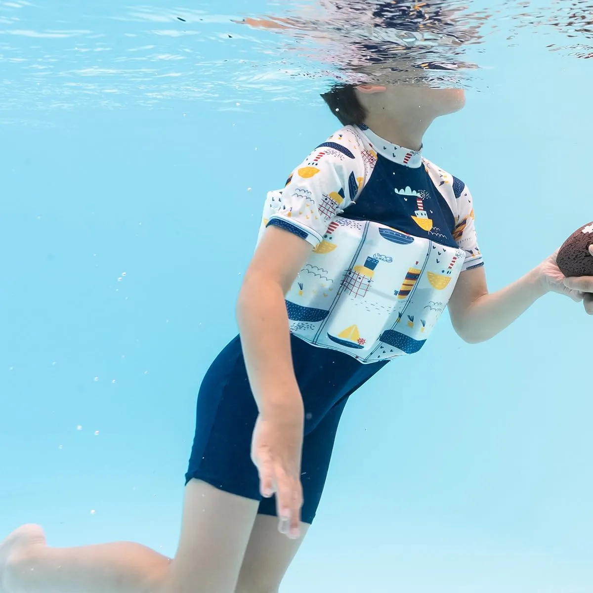 Splash About Short Sleeve Floatsuit with Adjustable Buoyancy