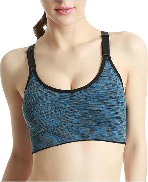 Sports Yoga Bras for Women Quick-Dry Padded Wirefree Tank Tops Cute Fitness Running Camisole Workout Gym Crop Top