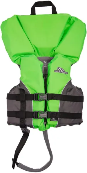 Stearns Child Life Jacket with Heads-Up Flotation, USCG Approved Type II Life Vest for Pool, Beach, Lake, & Boating