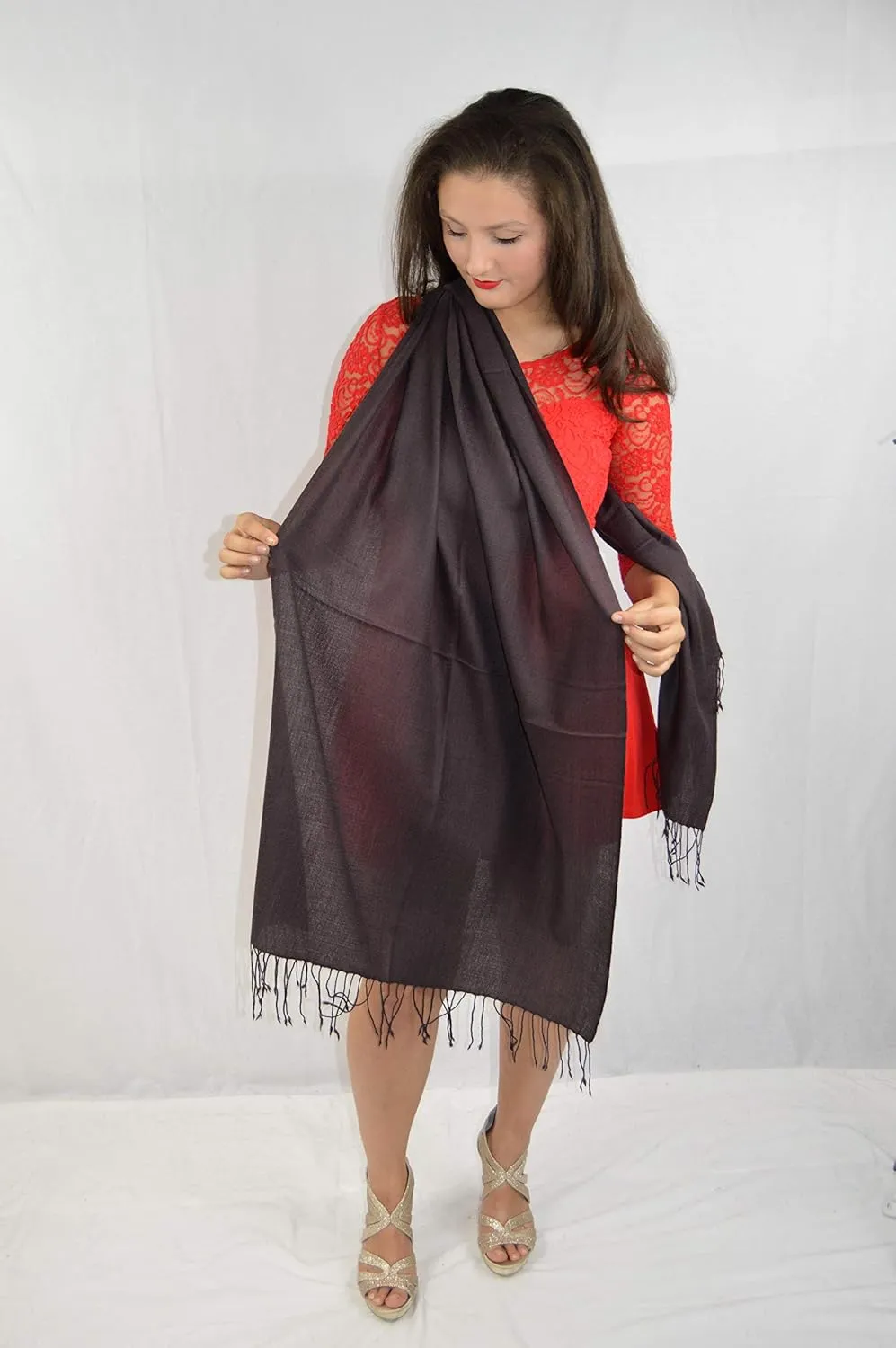 Summer Shawl/Sheer Shawl/Fancy Shawl/Water Pashmina Shawl/Lightweight Shawl/Silk