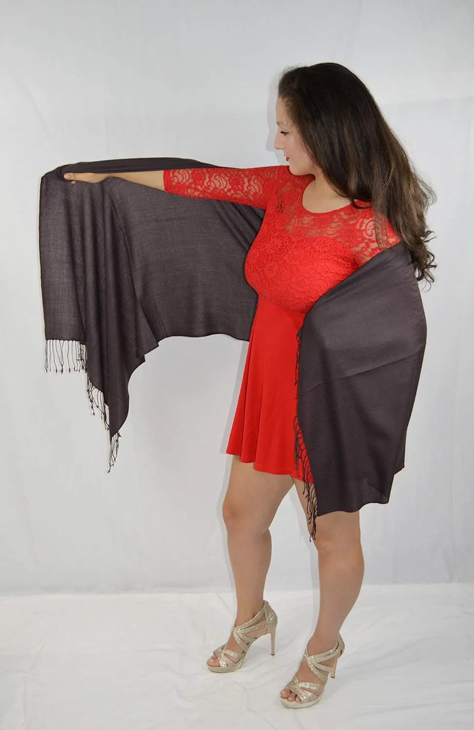 Summer Shawl/Sheer Shawl/Fancy Shawl/Water Pashmina Shawl/Lightweight Shawl/Silk