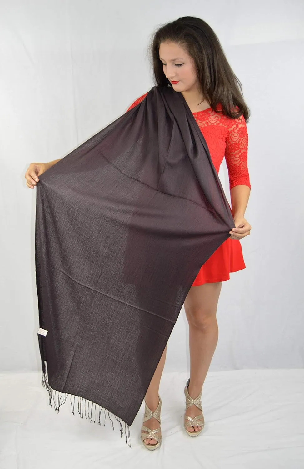 Summer Shawl/Sheer Shawl/Fancy Shawl/Water Pashmina Shawl/Lightweight Shawl/Silk