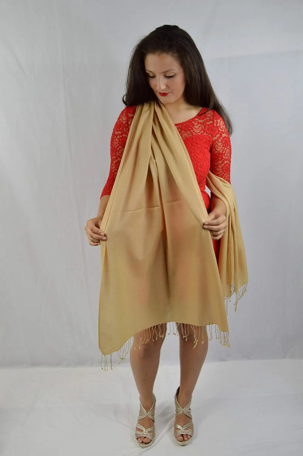 Summer Shawl/Sheer Shawl/Fancy Shawl/Water Pashmina Shawl/Lightweight Shawl/Silk