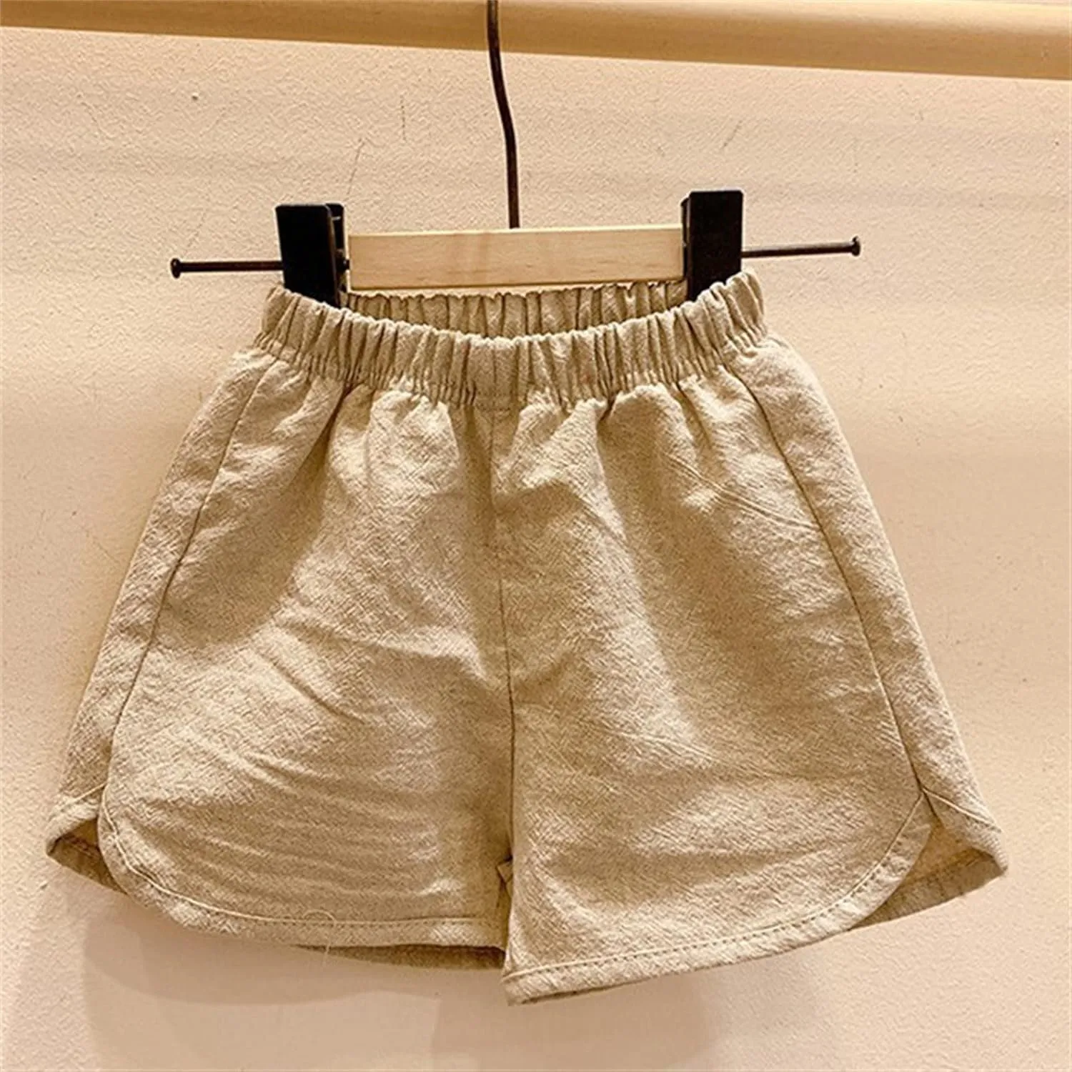 Toddler Girls Boys Athletic Soccer Shorts Basketball Sports Shorts Kids Quick Dry Plaid Running Pants Jogger Pants