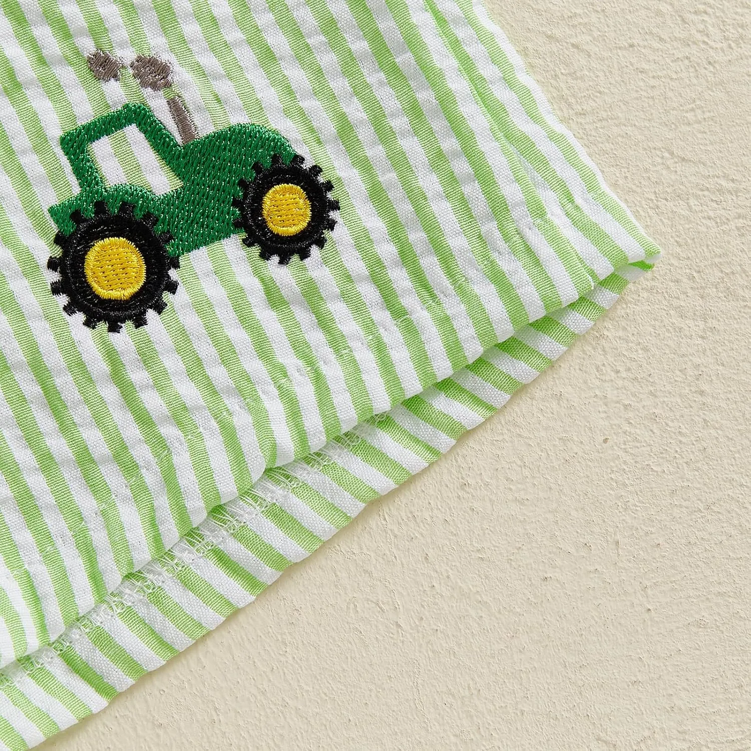 Toddler Kids Baby Boy Girl Gingham Seersucker Shorts Elastic Waist Striped Shorts Summer Casual Short Pants Bottoms