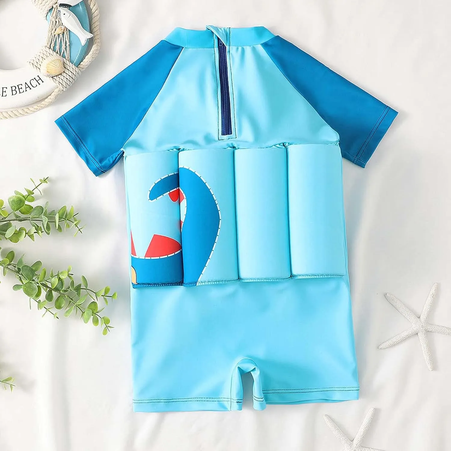 Toddler Swimsuit with Removable Buoyancy Summer Kids Floating Swimwear 6M-4Y