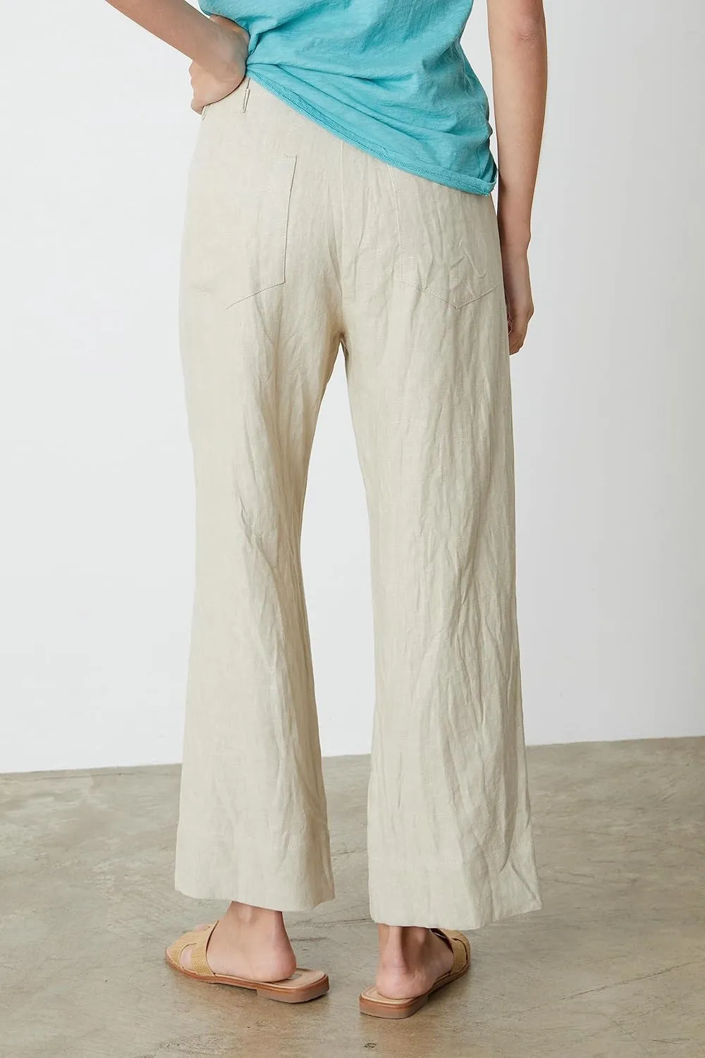 Velvet by Graham & Spencer Women's Dru Heavy Linen Pant