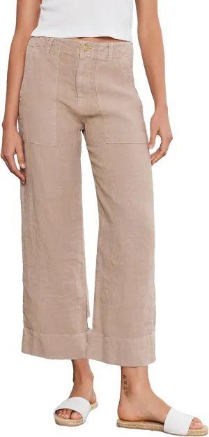 Velvet by Graham & Spencer Women's Dru Heavy Linen Pant