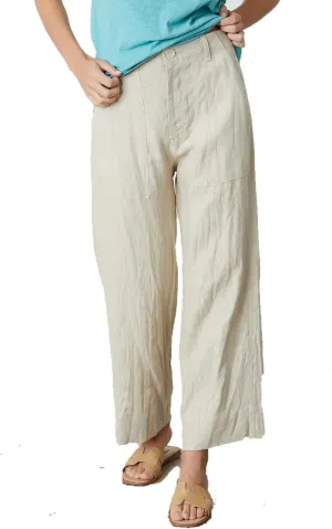 Velvet by Graham & Spencer Women's Dru Heavy Linen Pant
