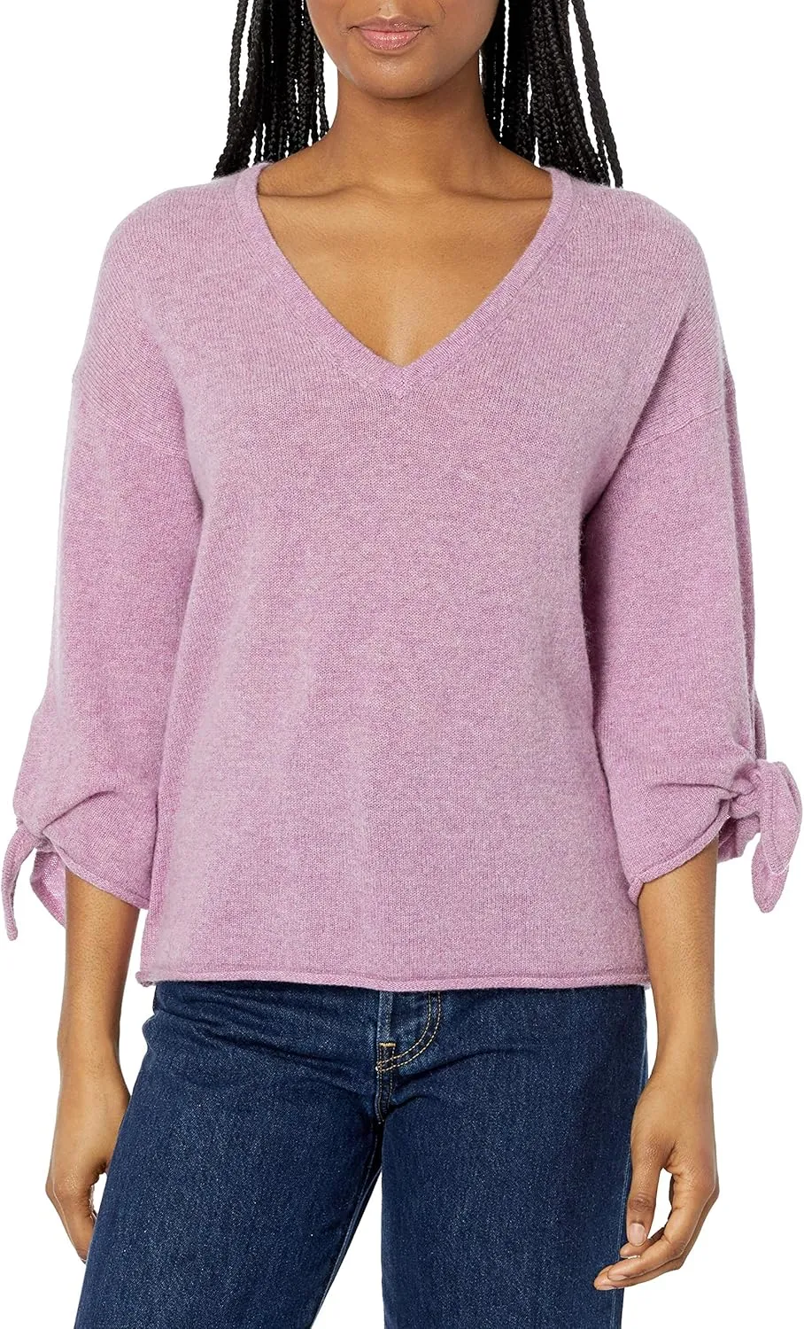 Velvet by Graham & Spencer Women's Vida Sheer Cashmere Sweater