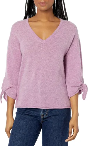 Velvet by Graham & Spencer Women's Vida Sheer Cashmere Sweater