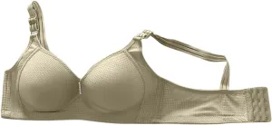 Wireless Bras for Older Women Push Up Plus Size Sleep Bralettes Breathable No Wire Full Coverage Everyday Underwear